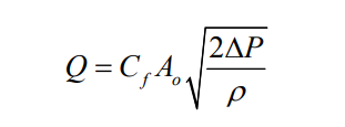orifice plate flow equation